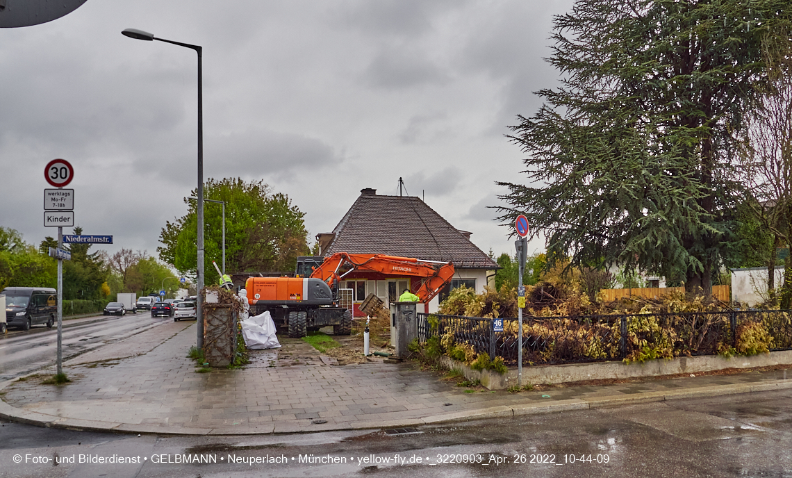 26.04.2022 - Baustelle Niederalmstraße 16